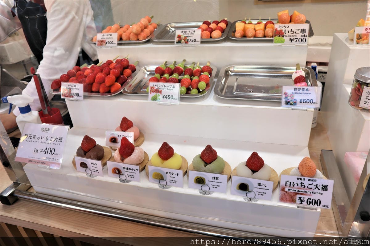 (日本東京淺草美食)銀花堂-Ginkado,淺草寺前商店街人 (日本東京淺草美食)銀花堂-Ginkado,淺草寺前商店街人