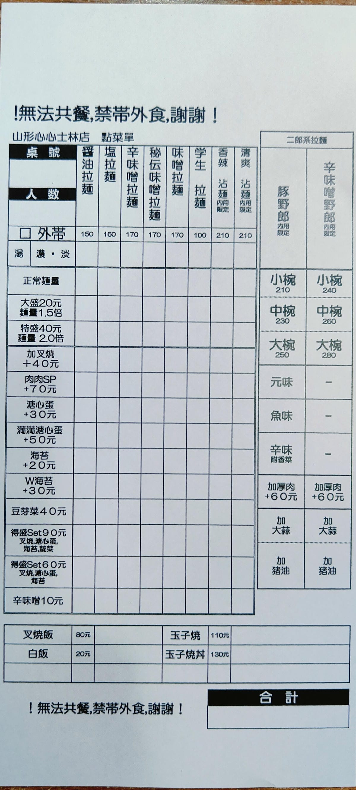 (台北士林餐廳)山形心心拉麵，士林夜市人氣拉麵，CP值超級高