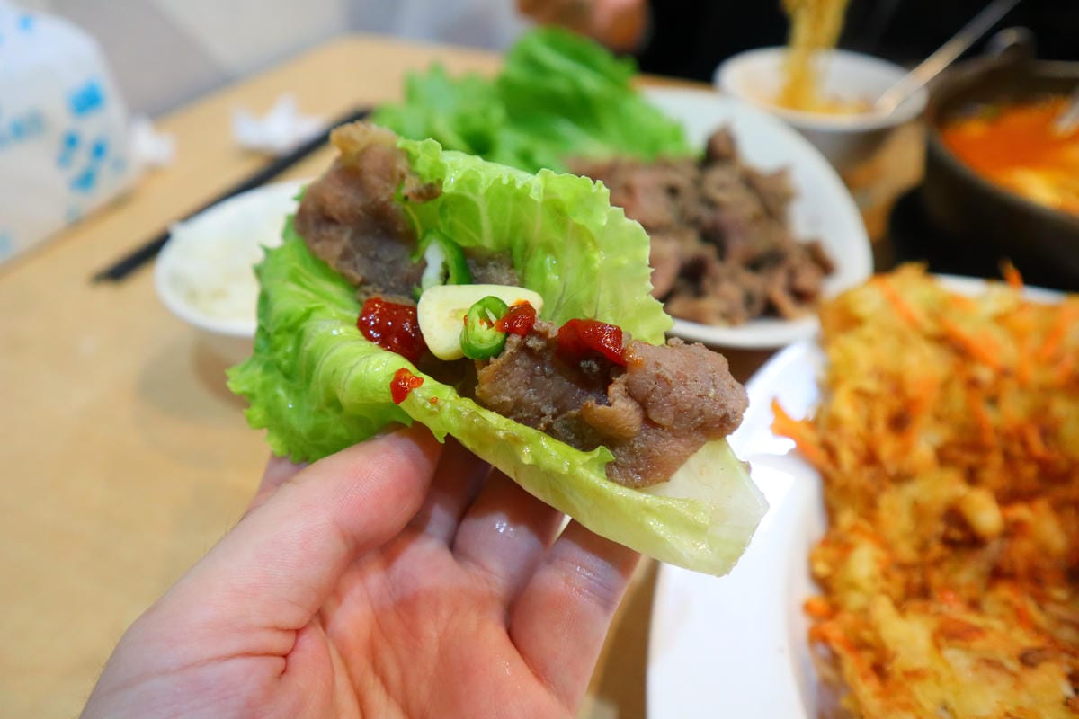 (新北板橋餐廳)定光 韓食輕飲，板橋在地老字號韓式料理，不用
