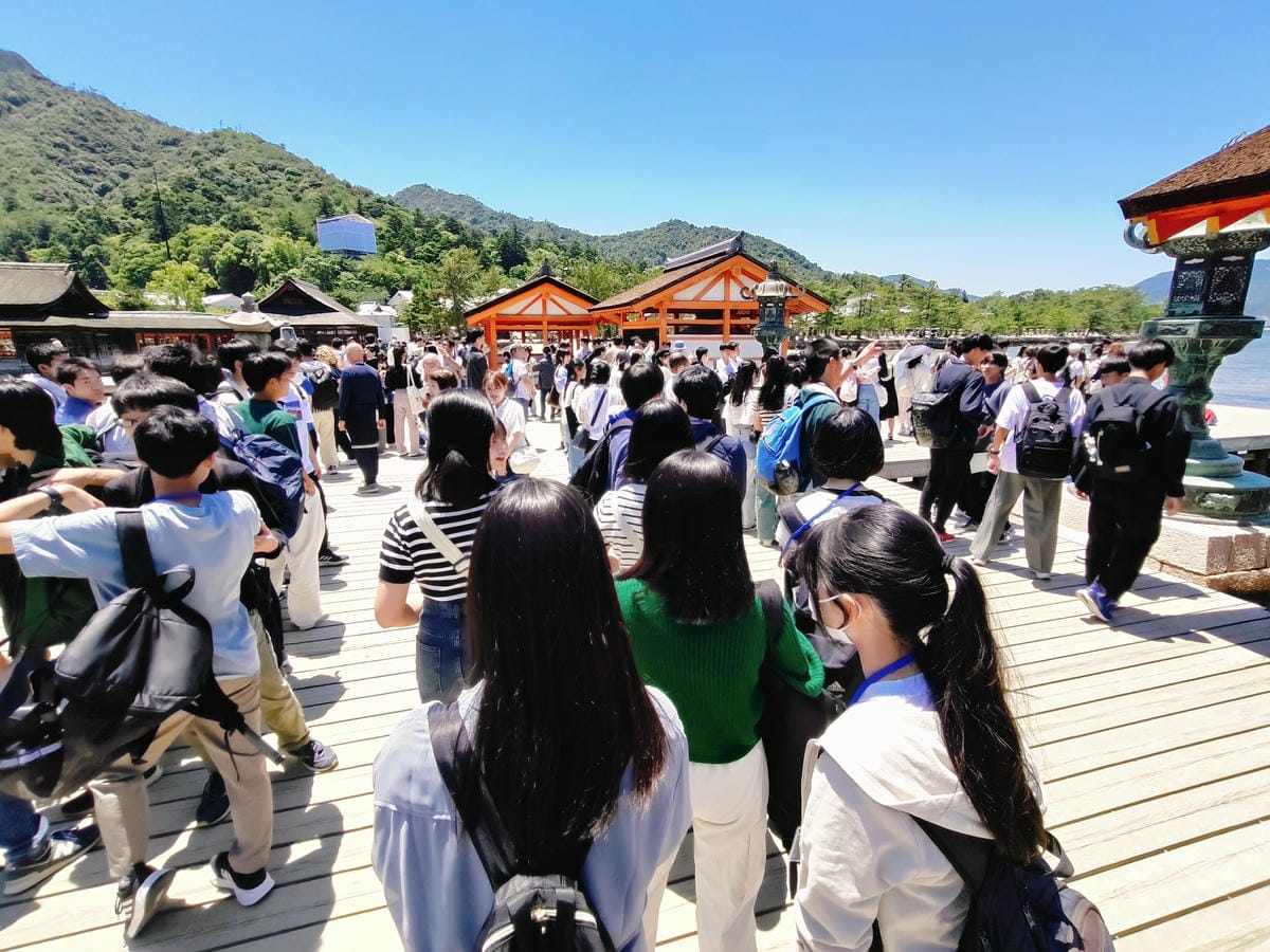 (廣島旅遊)嚴島神社,日本三大景之一,漂浮在海上的大鳥居,超 (廣島旅遊)嚴島神社,日本三大景之一,漂浮在海上的大鳥居,超