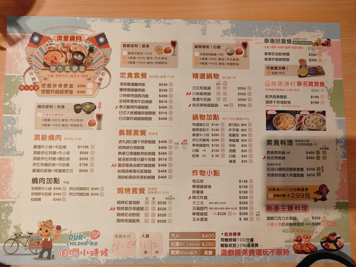 (台中北屯親子)咱們小時候,超大環境的親子餐廳,除了球池、遊 (台中北屯親子)咱們小時候,超大環境的親子餐廳,除了球池、遊