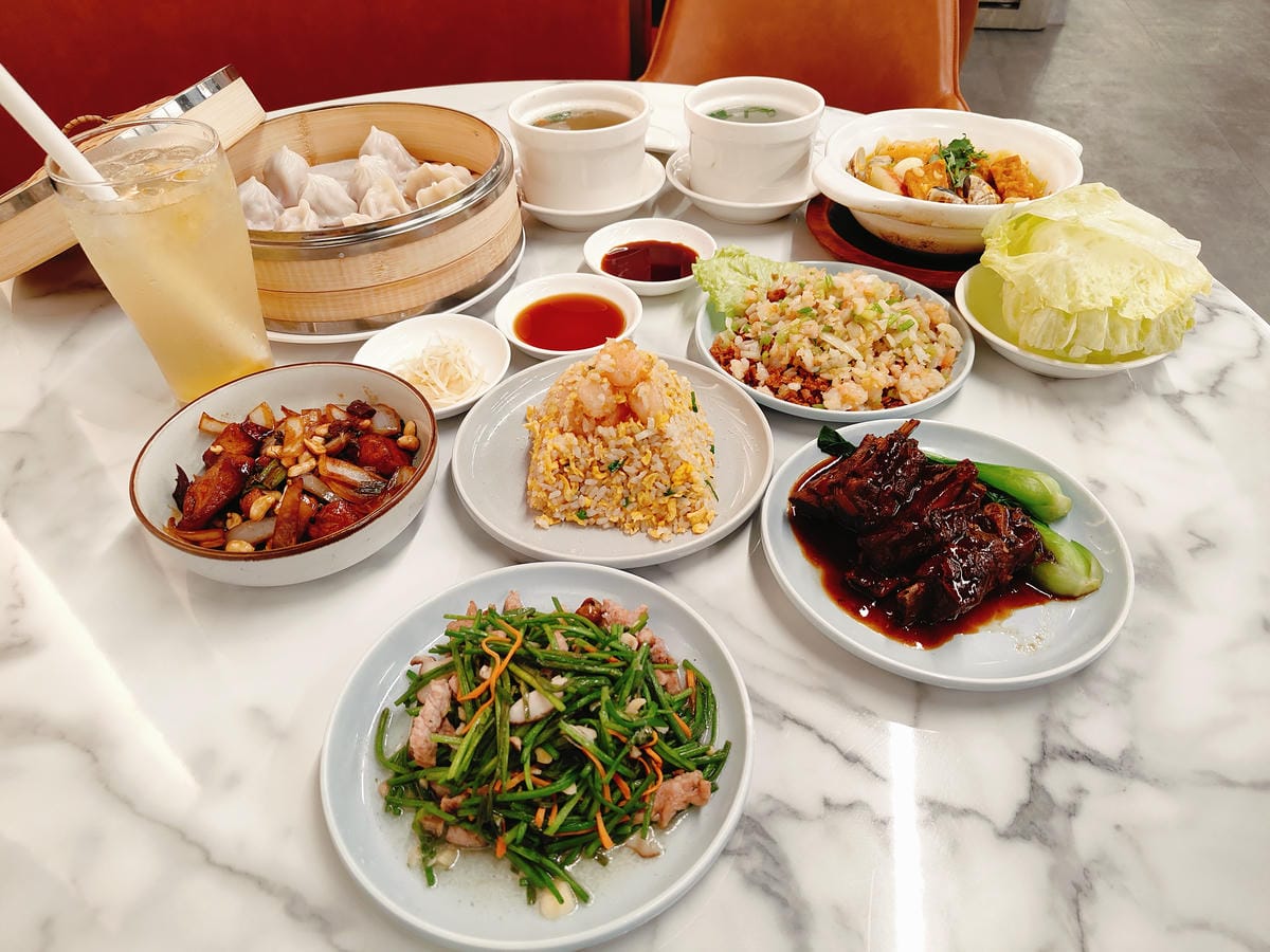 (新北板橋美食)皇品中華樓,三猿廣場B1。 (新北板橋美食)皇品中華樓,三猿廣場B1。